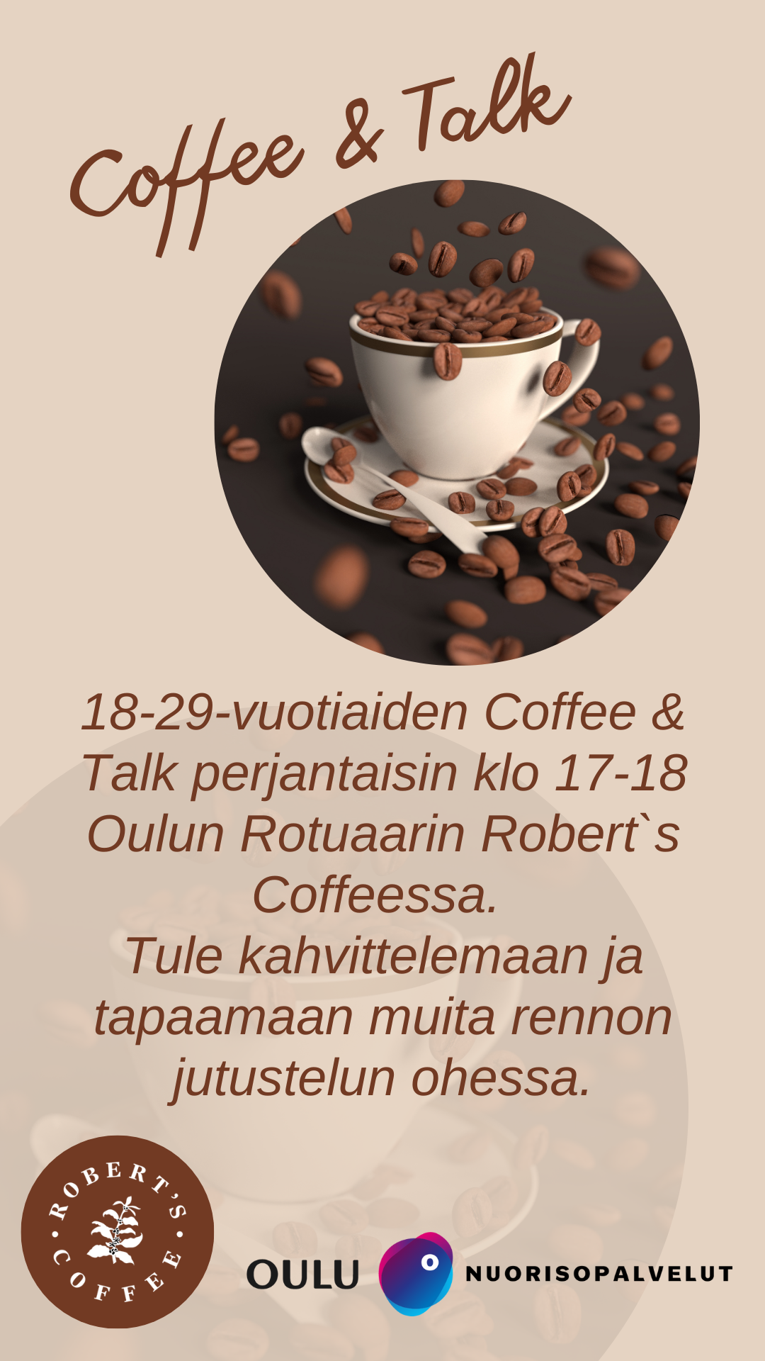 Coffee&talk mainos.